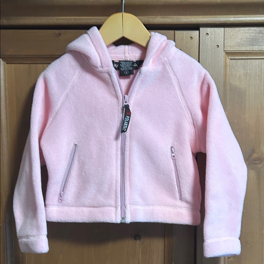 NWOT Avalanche Polartec Pink Kids Zip-Up Jacket, Size 4